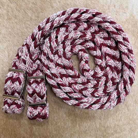 Gale Beebe Round Braided Barrel Reins