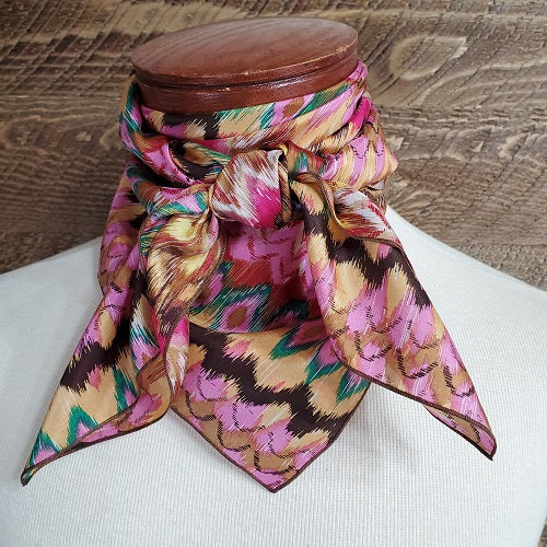 Light Weight Habotai Print Wild Rag - 36"x36"