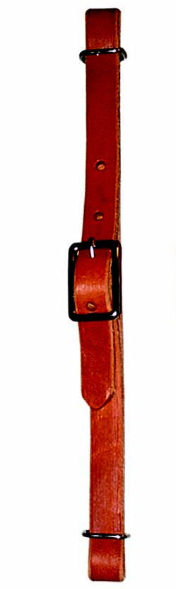 Berlin Harness Straight Leather Curb Strap