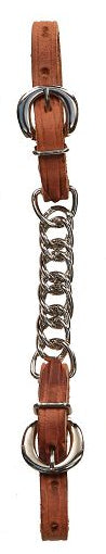 Berlin Harness Twisted Chain Curb Strap - 1/2"