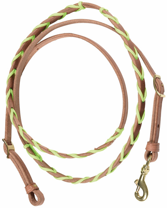 Berlin Laced Barrel Rein - 5/8