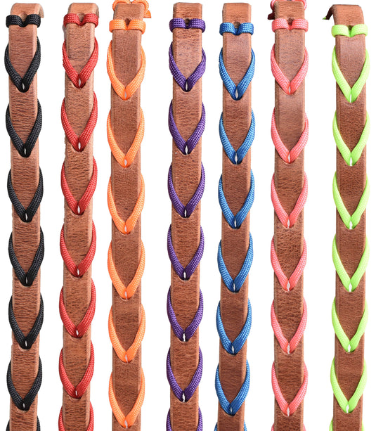 Berlin Laced Barrel Rein - 5/8"