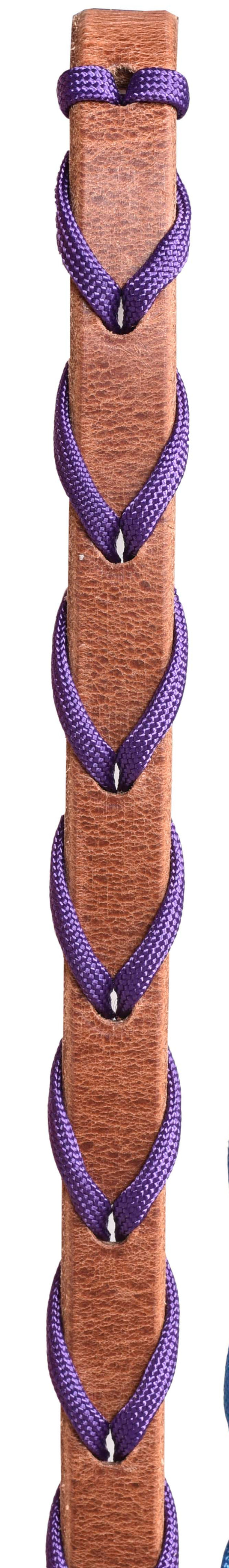 Berlin Laced Barrel Rein - 5/8