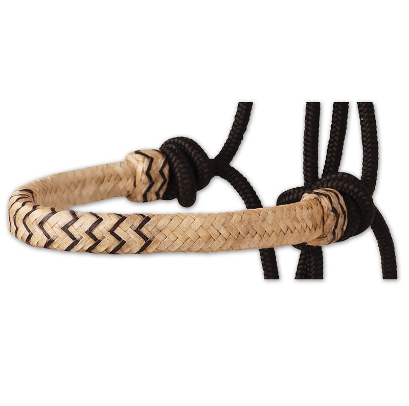 Load image into Gallery viewer, Classic Equine Braided Rawhide Rope Halter with Lead
