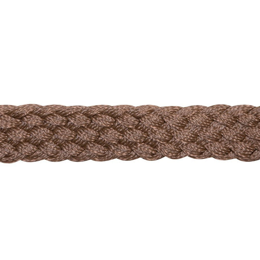 Classic Equine Wide Nose Flat Braid Halter with Lead