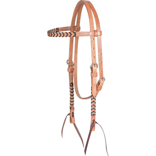 Martin Browband Black Laced Harness Headstall