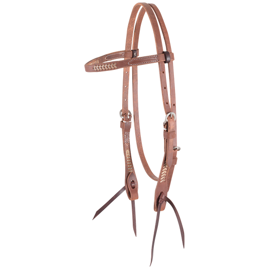 Martin Rawhide Laced Natural Browband Headstall