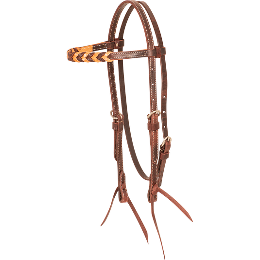 Martin Latigo & Skirting Blood Knots Browband Headstall