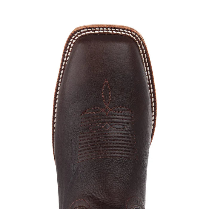 Load image into Gallery viewer, Tony Lama 11" Alfredo Brown American Bison Wide Square Toe Boot - Brown
