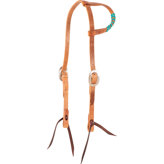 Martin Turquoise Laced Harness Slip Ear Headstall