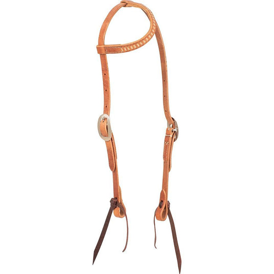 Martin Natural Harness Slip Ear Rawhide Lacing Headstall
