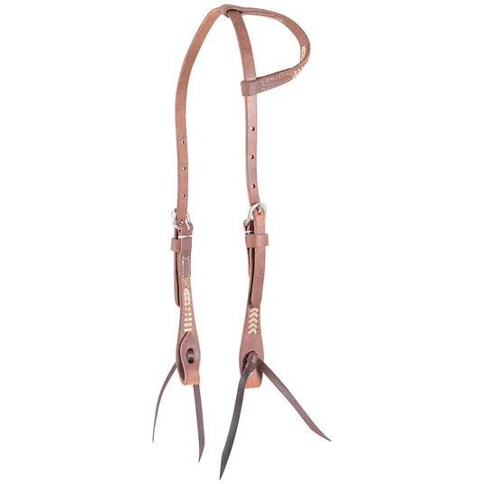 Martin Natural Slip Ear Rawhide Laced Headstall