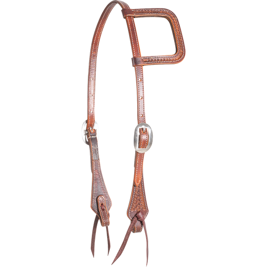 Martin Weathered Antiqued Mini Basket Slip Ear Headstall