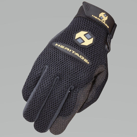Heritage Airflow Roping Glove Black