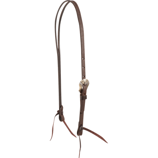 Martin Chocolate Roughout Deadwood Buckle Split Ear Headstall