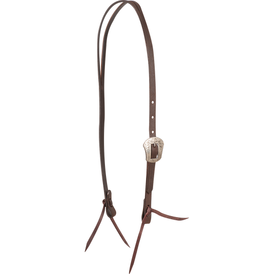 Martin Chocolate Roughout Laramie Buckle Split Ear Headstall