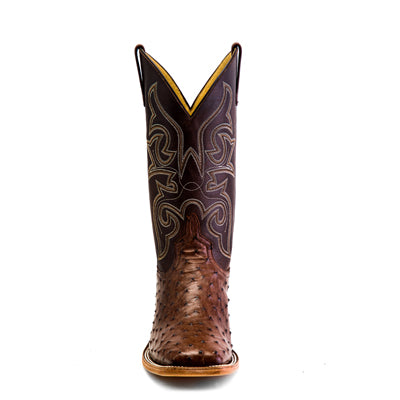 Load image into Gallery viewer, Horse Power Top Hand 13" Kango Full Quill Ostrich DB Toe Boot - Tobacco
