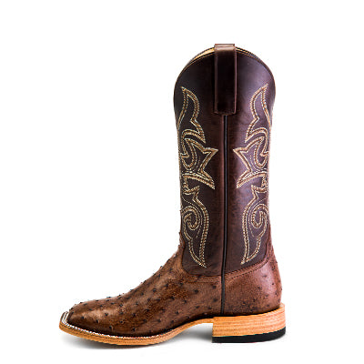 Load image into Gallery viewer, Horse Power Top Hand 13" Kango Full Quill Ostrich DB Toe Boot - Tobacco

