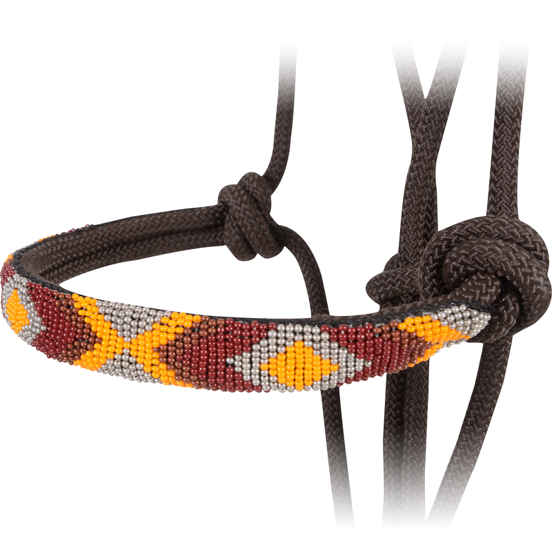 Load image into Gallery viewer, Cashel Beaded Rope Halter with 9' Lead
