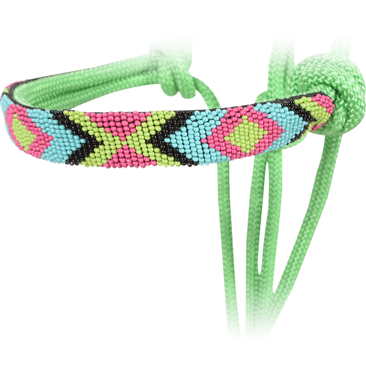 Cashel Beaded Rope Halter with 9' Lead
