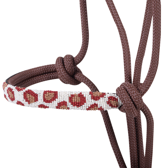 Cashel Beaded Rope Halter with 9' Lead