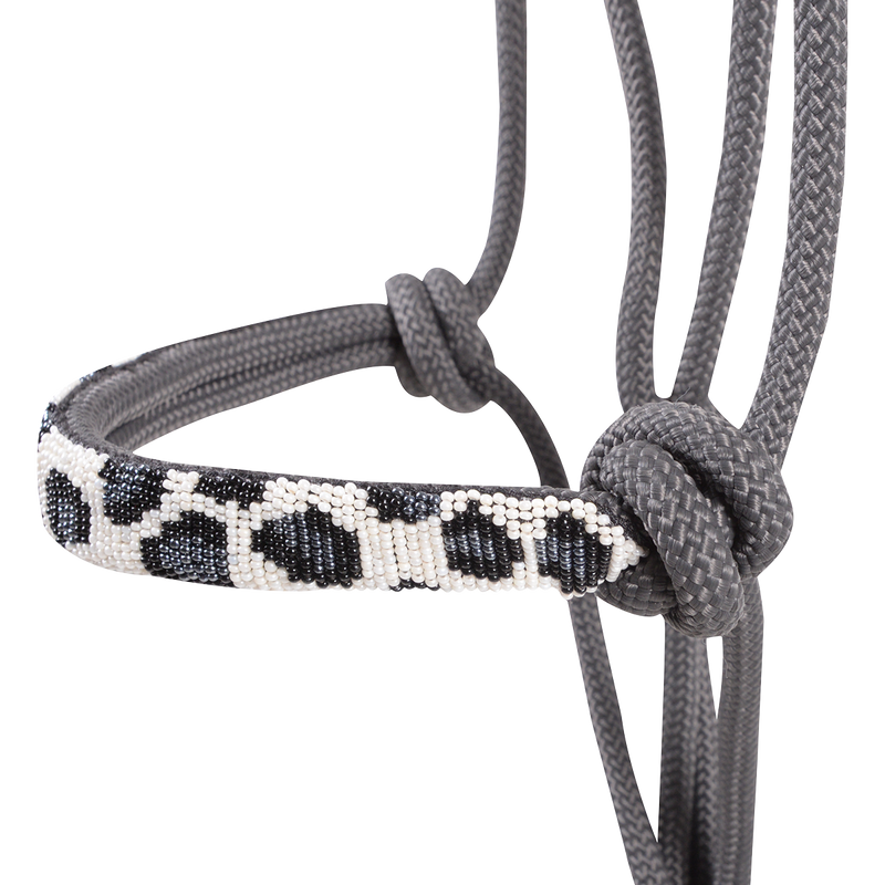 Load image into Gallery viewer, Cashel Beaded Rope Halter with 9' Lead

