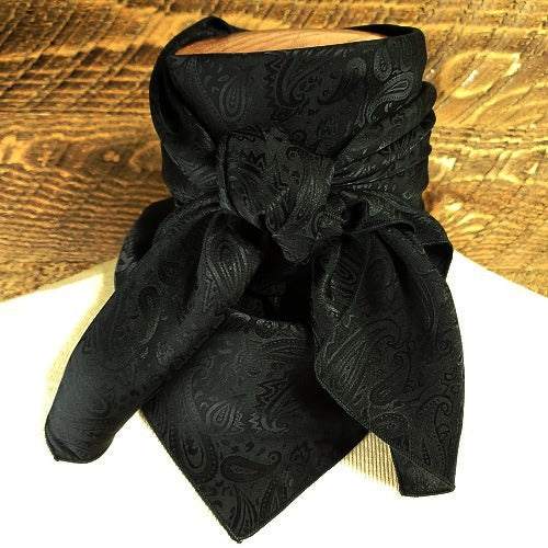 Load image into Gallery viewer, Medium Weight Jacquard Paisley Wild Rag - 44"x44"
