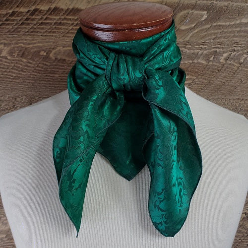 Medium Weight Jacquard Paisley Wild Rag - 36"x36"