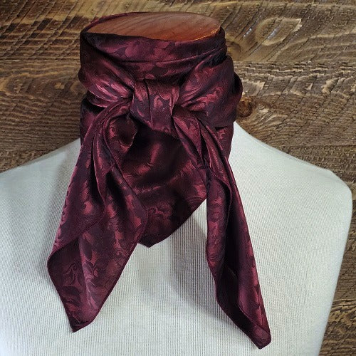 Load image into Gallery viewer, Medium Weight Jacquard Paisley Wild Rag - 44"x44"
