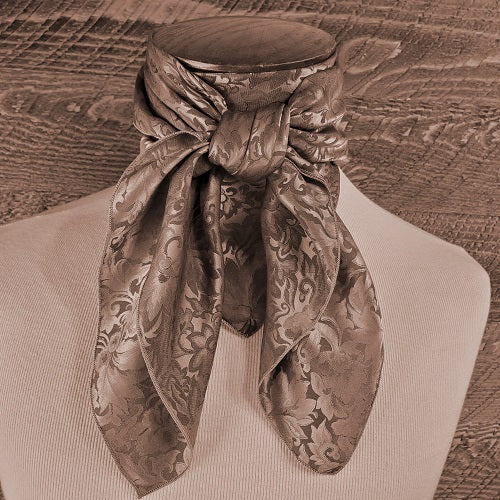 Load image into Gallery viewer, Medium Weight Jacquard Paisley Wild Rag - 36"x36"
