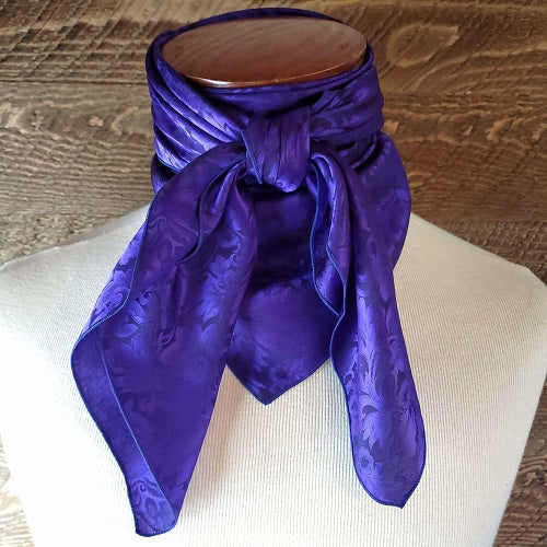 Medium Weight Jacquard Paisley Wild Rag - 36"x36"