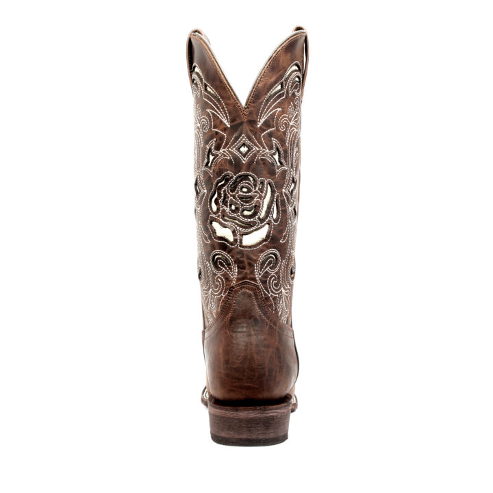 Load image into Gallery viewer, JB Dillon Avens Women Square Toe Western  Boot - Brown

