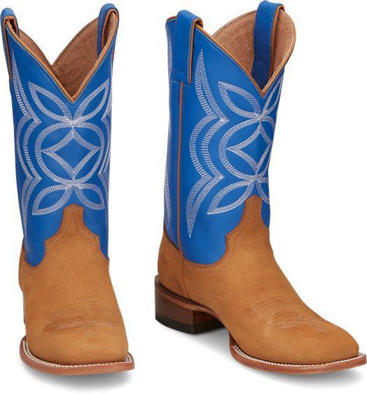 Load image into Gallery viewer, Justin 11" Hayes Square Toe Boot - Tan
