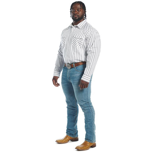 Justin 1879 Slim Fit Boot Cut Denim Jean - Medium Wash