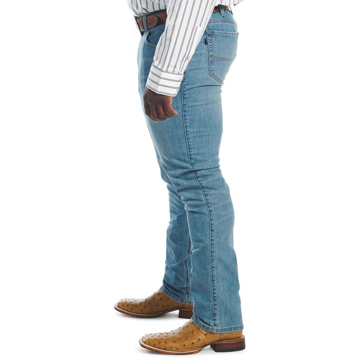 Load image into Gallery viewer, Justin 1879 Slim Fit Boot Cut Denim Jean - Medium Wash

