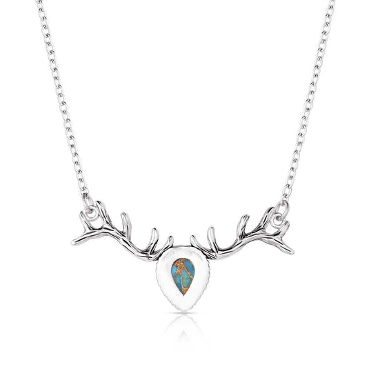 Montana Silversmith's Alpine Mountain Embrace Turquoise Necklace