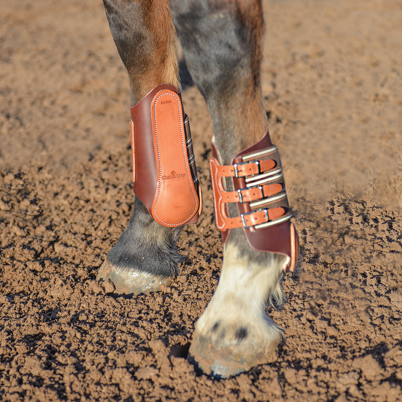 Load image into Gallery viewer, Classic Equine Leather Splint Boots
