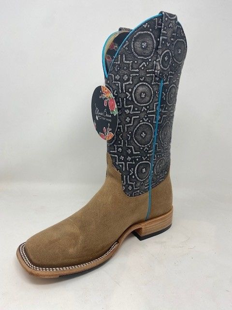 Macie Bean 12" Double Butt Roughout Sand Boot - Tan