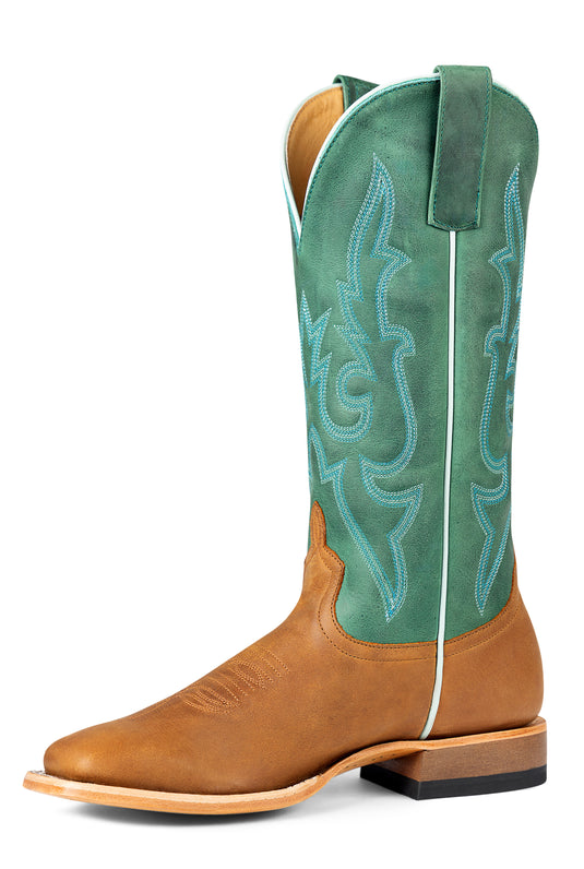 Macie Bean 13" Hay Girl Hay DB Toe Boot - Tan Mad Cat