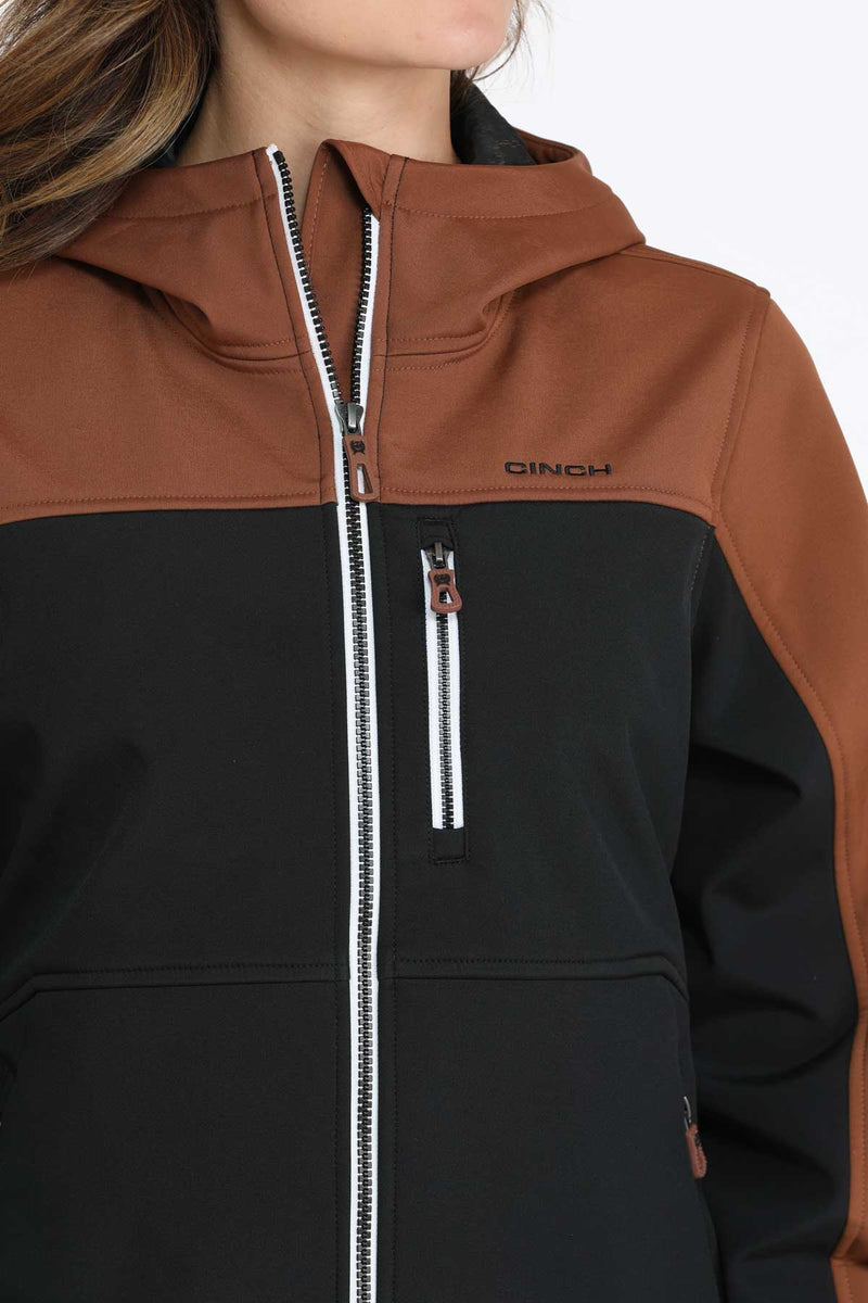 Load image into Gallery viewer, Cinch Womens Color Block Bonded Jacket - Brown
