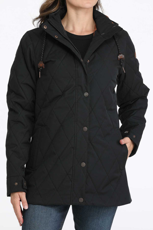 Cinch Womens Barn Coat - Black