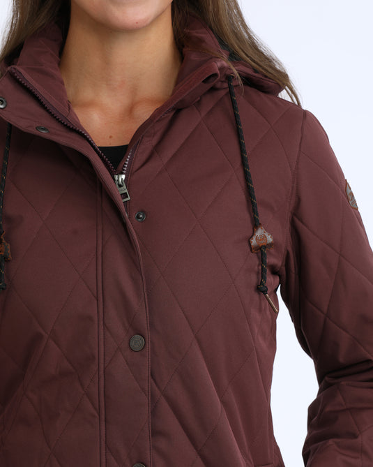 Cinch Womens Barn Coat - Purple