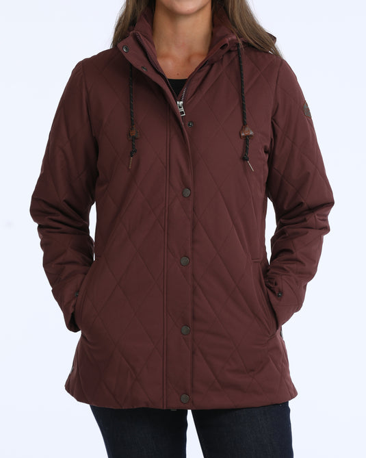 Cinch Womens Barn Coat - Purple