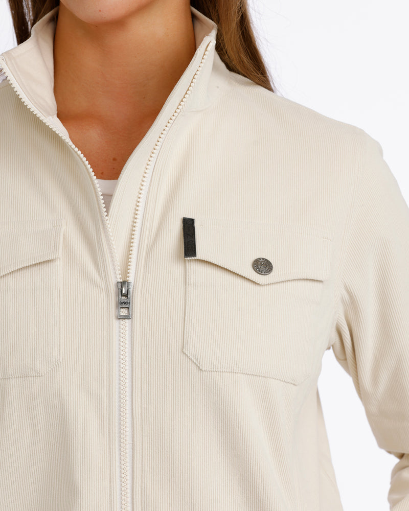 Load image into Gallery viewer, Cinch Womens Corduroy Shirt Jacket - Cream
