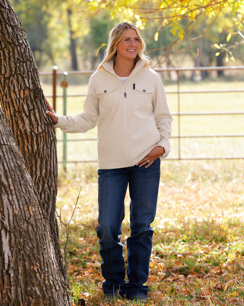 Load image into Gallery viewer, Cinch Womens Corduroy Shirt Jacket - Cream

