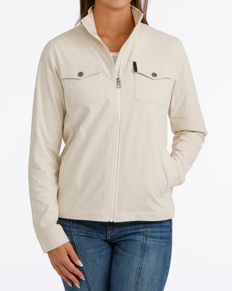 Load image into Gallery viewer, Cinch Womens Corduroy Shirt Jacket - Cream

