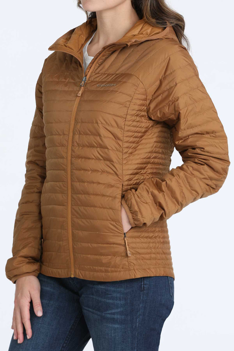 Load image into Gallery viewer, Cinch Womens Puffer Jacket - Brown
