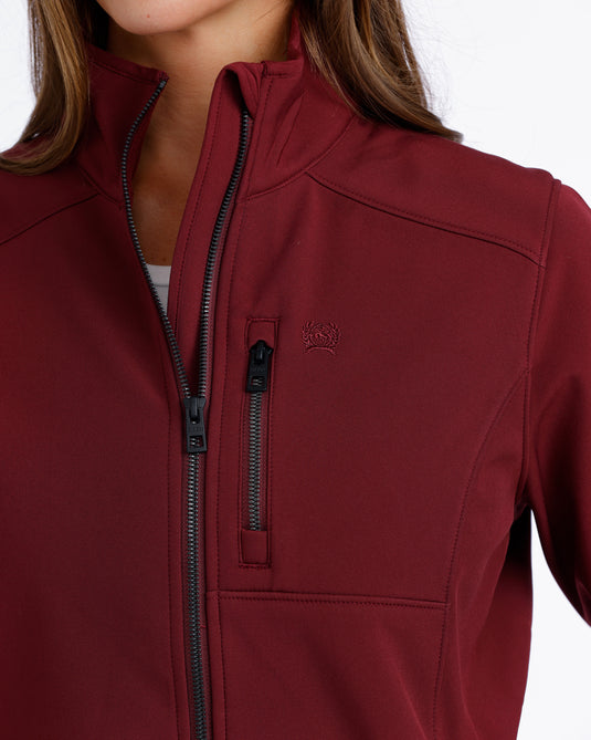 Cinch Womens Bonded Jacket - Burgundy