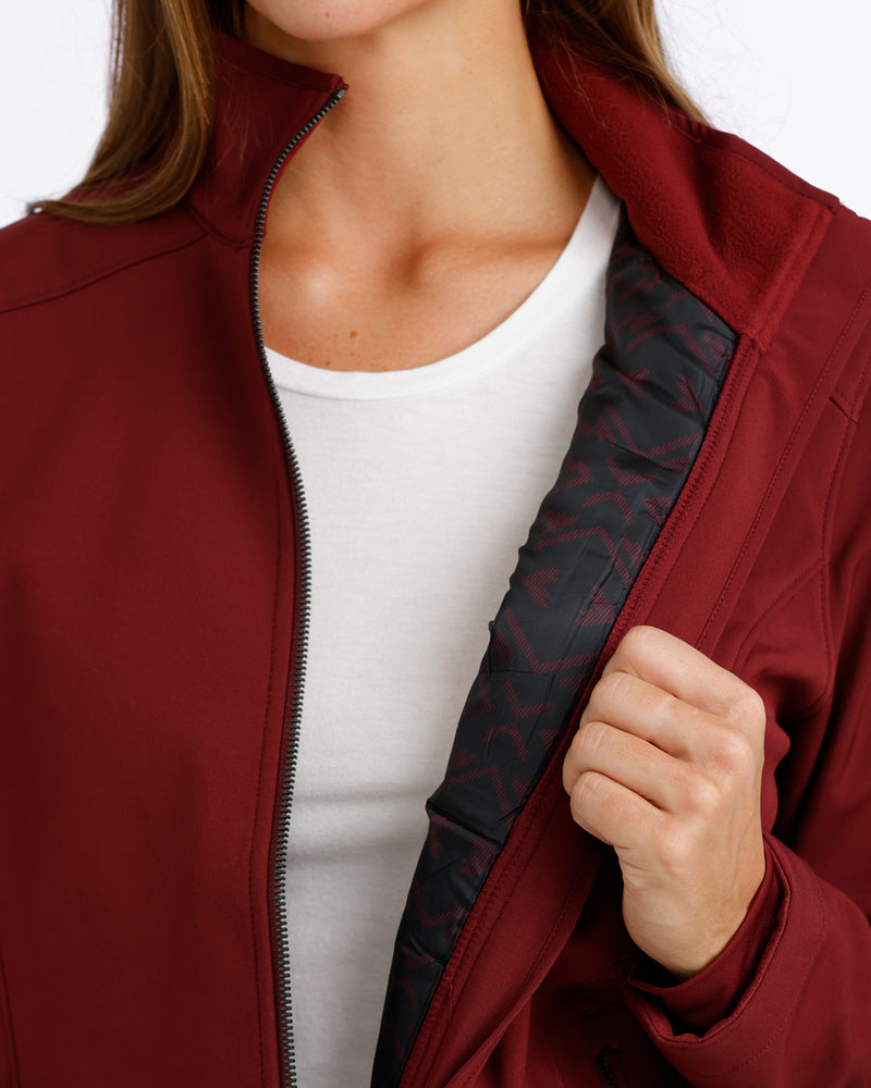 Load image into Gallery viewer, Cinch Womens Bonded Jacket - Burgundy
