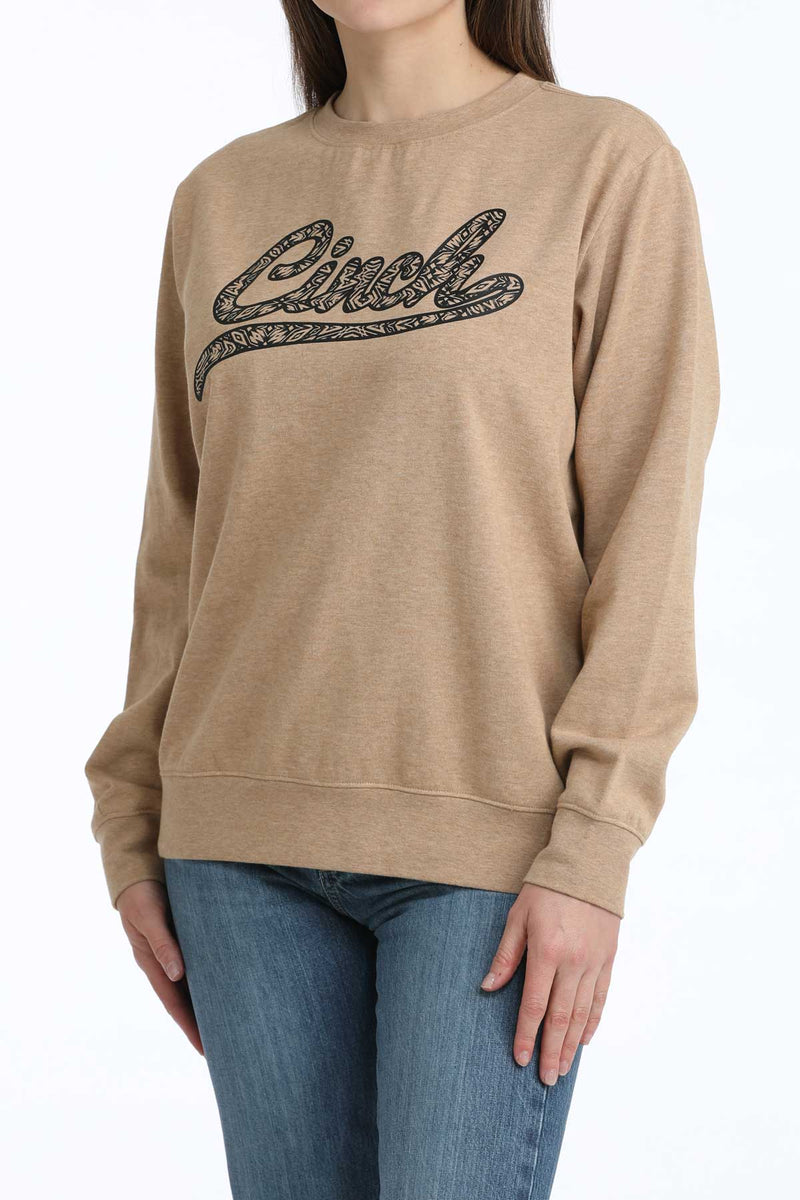Load image into Gallery viewer, Cinch Womens Sweatshirt - Heather Brown
